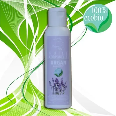 Huile d'argan massage lavande et bergamotte Arganbio